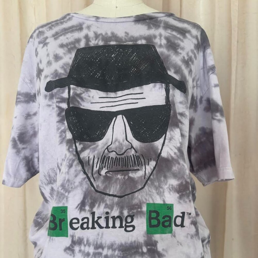 Custom Tie Dye Breaking Bad Tee size Large